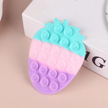 Strawberry Suction Cup Mobile Phones Sucker Support Mount Portable Phone Stand Universal Phone Fixed Pad Car Navigation Bracket