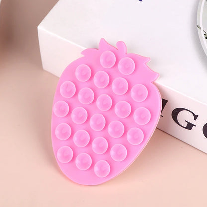Strawberry Suction Cup Mobile Phones Sucker Support Mount Portable Phone Stand Universal Phone Fixed Pad Car Navigation Bracket